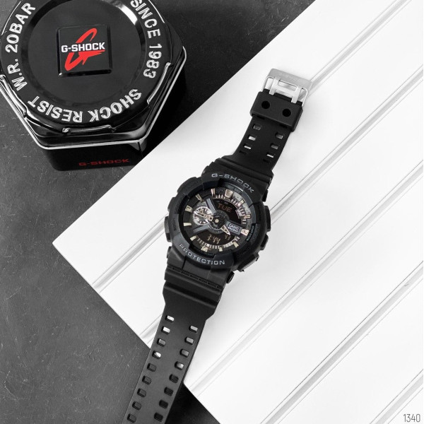 Casio G-Shock GA-110 Black-Silver New