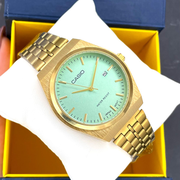 Casio MTP-B145G Gold-Green Rep