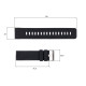 Ремінець для годинника Skmei 1894 black/white 1051-0586