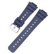 Ремінець для Casio G-Shock GA-2100/2110 Dark Blue Silver
