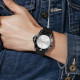 Skmei 9276PBKSI Black-Silver Silicone strap