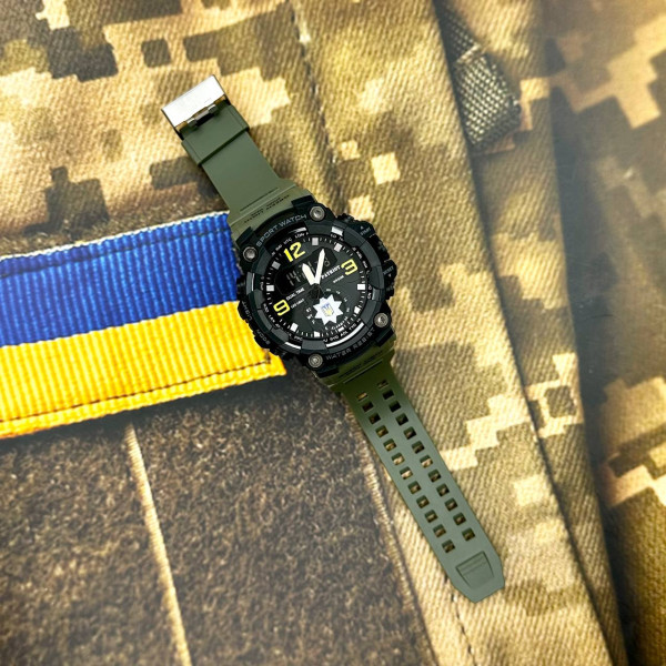 Годинник наручний Patriot 003AGPO Поліція Зелені  + Коробка