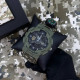 Годинник наручний Patriot 005 Тризуб золото Army Green Паракордовий ремінець Camo Green + Коробка.