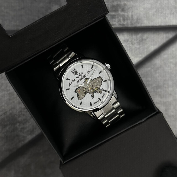 Годинник наручний Patriot 022 Silver-White Automatics Metall Не Забуду Дім