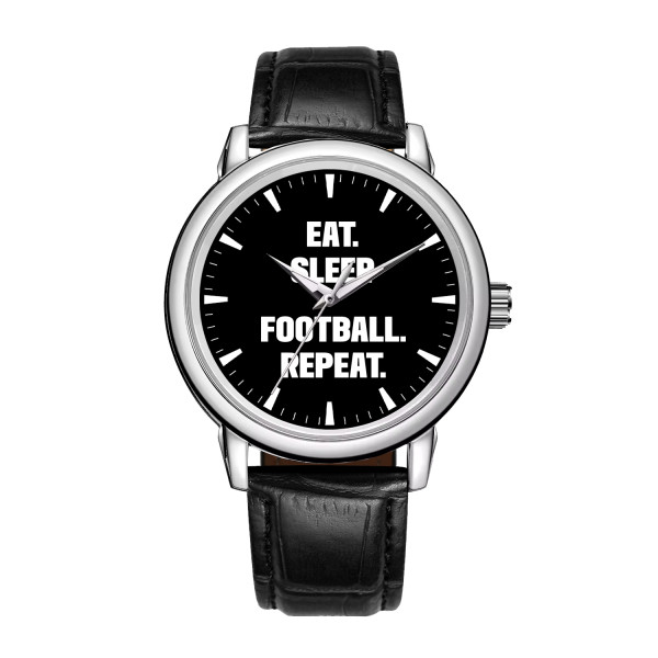 Personalized Football Watch Model 220101 - Custom Gift for Him