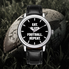 Personalized Football Watch Model 220101 - Custom Gift for Him