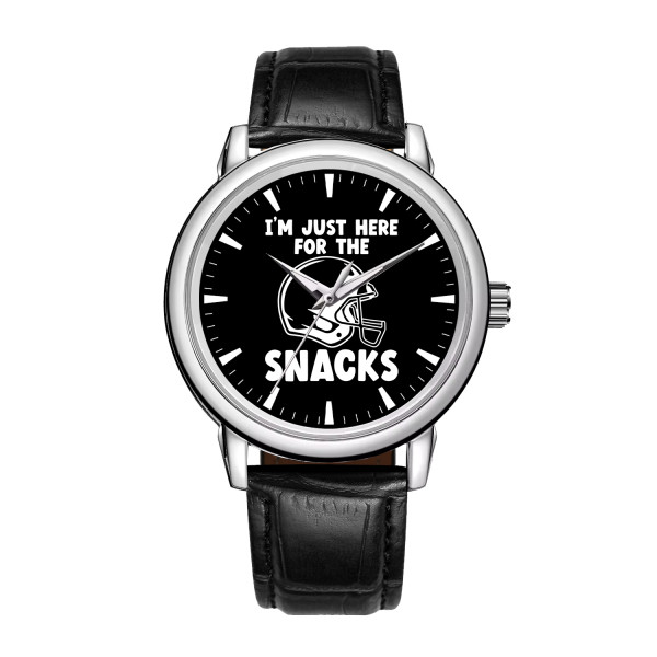 Custom Leather Football Watch Model 220116 - Unique Gift
