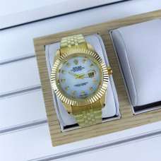 Rolex Date Just 068 Gold-Pearl