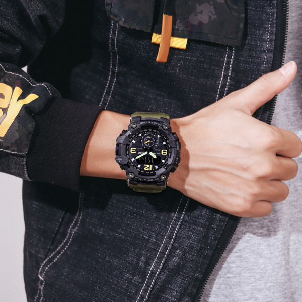 Skmei 1637 Black-Military Wrisband