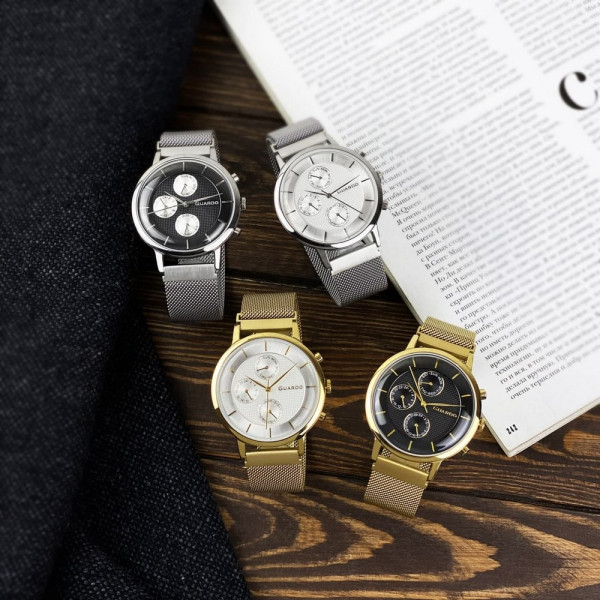 Guardo 012015-1 Silver-Black