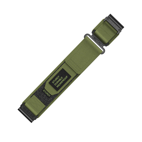 Ремешок для часов Nylon for Garmin Army Green 22 мм