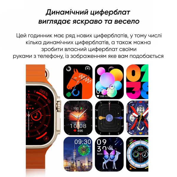 Розумний годинник S28 Ultra Silver