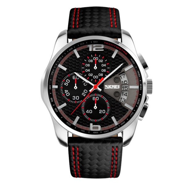 Skmei 9106RD Silver-Black-Red, 1080-1049, Skmei