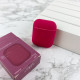 Чехол Airpods 1/2 Silicone Case Slim  Hibiscus