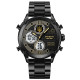 Годинник наручний Patriot 017 Тризуб Золото Black-Black-White Steel