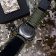 Годинник наручний Patriot 005 Тризуб золото Camo Green Паракордовий ремінець Army Green + Коробка.