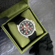 Годинник наручний Awarder Embroidery Silver-Red Black Battery 10ATM