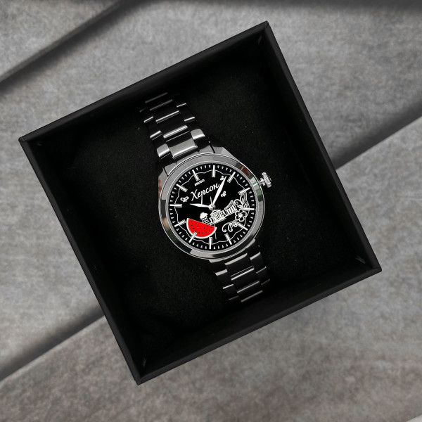 Жіночий годинник Awarder 035 Херсон I Silver-Black