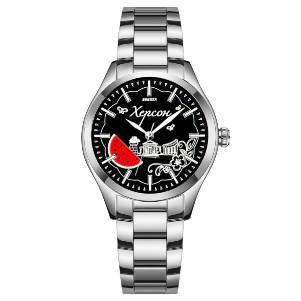 Жіночий годинник Awarder 035 Херсон I Silver-Black