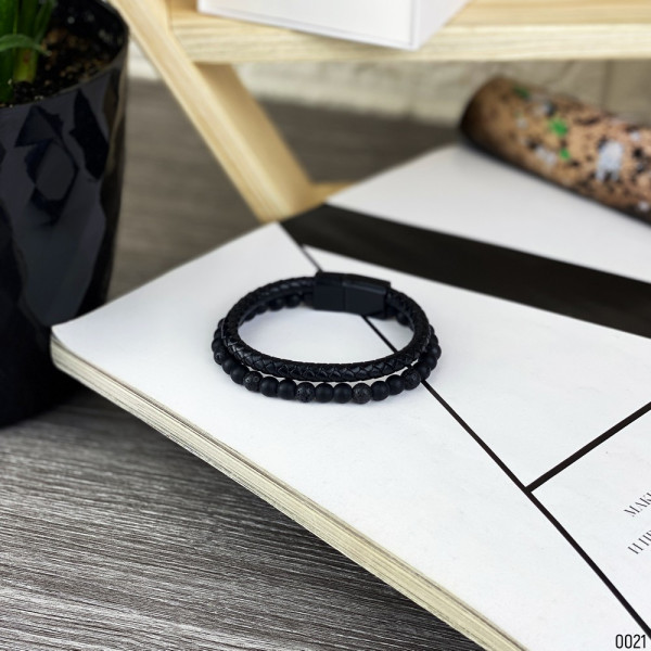 2B Rich Bracelet 6 mm, 19 cm All Black