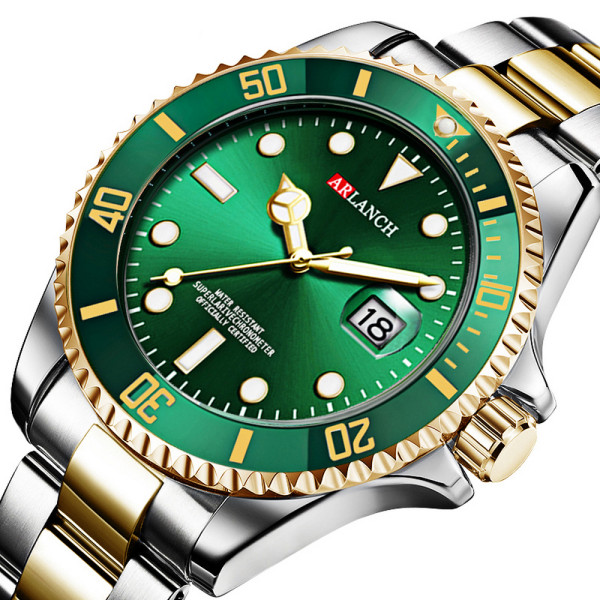 ARLANCH A306 Silver-Gold-Green