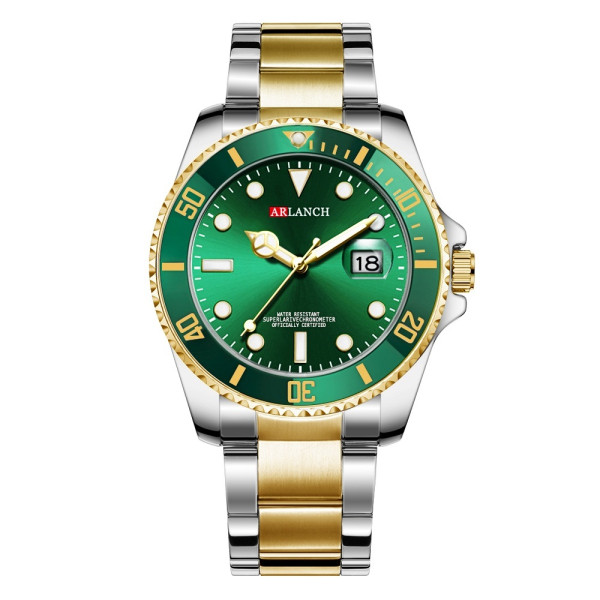 ARLANCH A306 Silver-Gold-Green