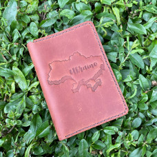 Портмоне Passport Light Brown Ukraine