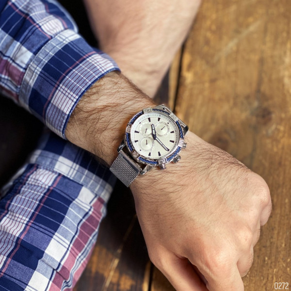 Guardo B01352(2)-2 Silver-Blue-White