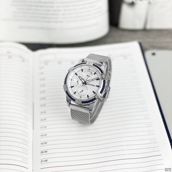 Guardo B01352(2)-2 Silver-Blue-White