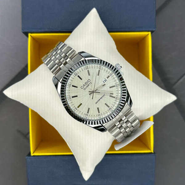 Casio QZ65-0406 Silver-White