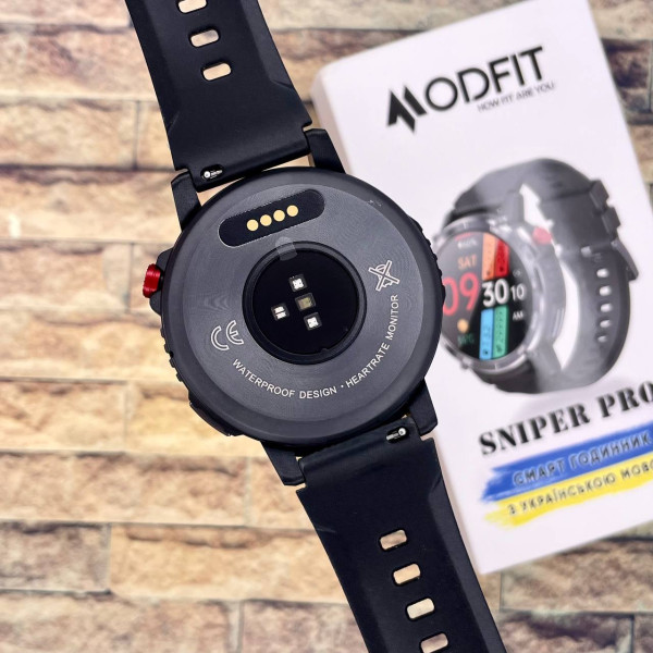 Умные часы Modfit Sniper Pro All Black 41 мм