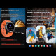Розумний годинник Modfit Expedition Compass Black-Orange