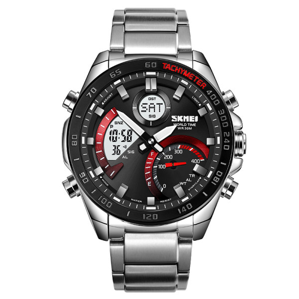 Skmei 1889RDWT Silver-Red-White