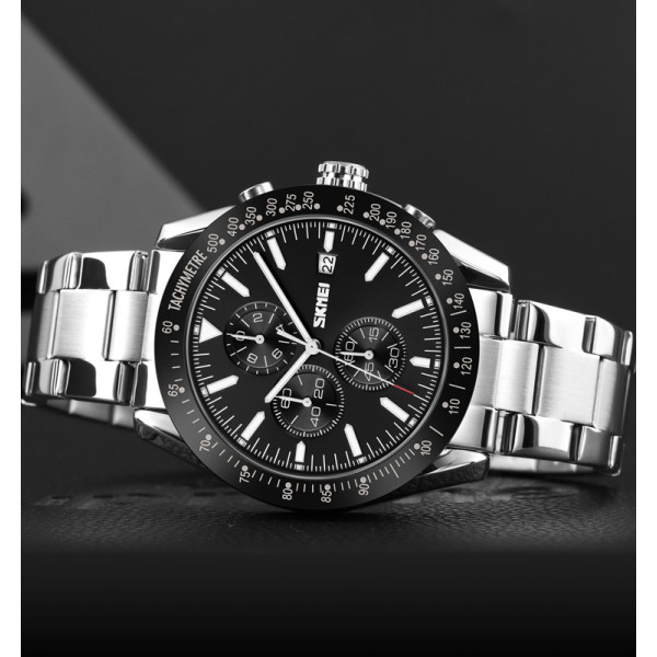 Skmei 9253SIBK Silver-Black