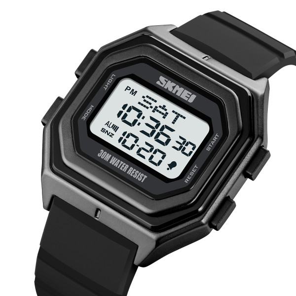 Skmei 1875PWT Black-White Silicone