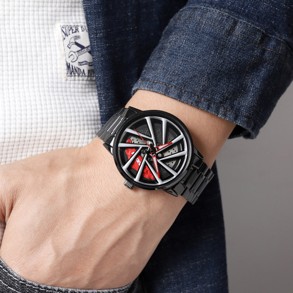 Skmei 1990C Black Red-Silver