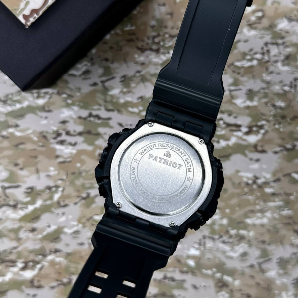 Годинник наручний Patriot 003BKSBU СБУ Чорні + Коробка.