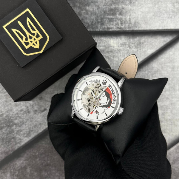 Годинник наручний Patriot 022 Silver-Black Automatics  Вільна бо Українка