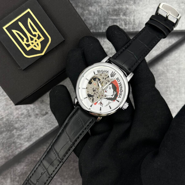 Годинник наручний Patriot 022 Silver-Black Automatics  Вільна бо Українка
