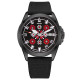 Часы наручные Awarder Embroidery Black-Red Black Automatic 10ATM