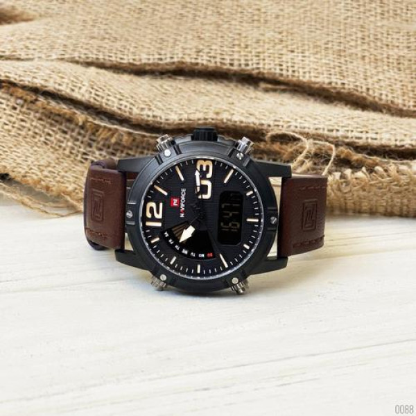 Naviforce NF9095 Black-Dark-Brown