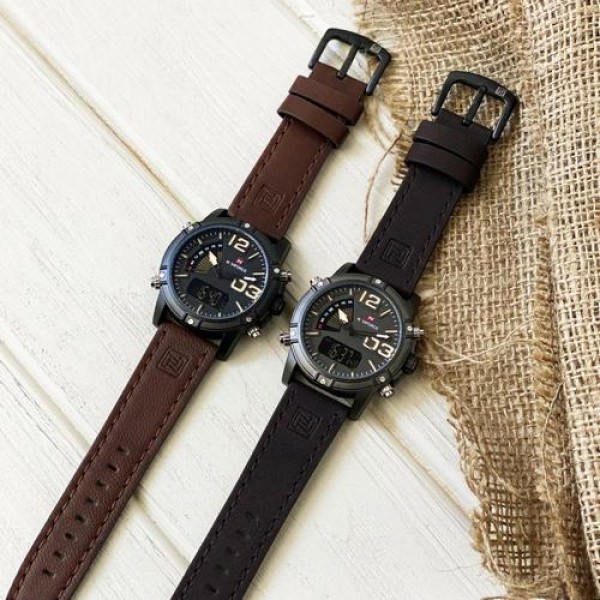 Naviforce NF9095 Black-Dark-Brown