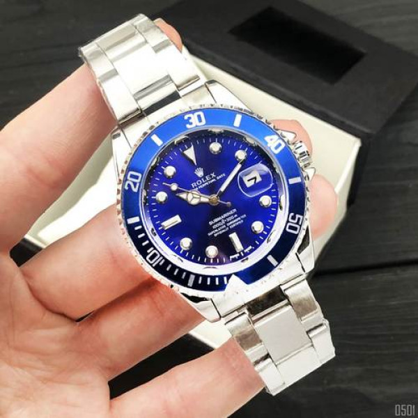 Rolex Submariner 2128 Quarts Silver-Blue