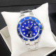 Rolex Submariner 2128 Quarts Silver-Blue
