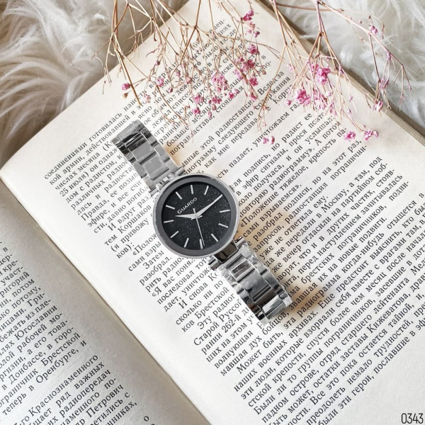 Guardo 012502-1 Silver-Black