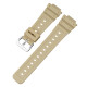 Ремінець для Casio G-Shock GA-2100/2110 Beige Silver