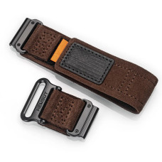 Ремінець для годинника Hemsut HGA143 Suede Leather Garmin Brown 22 mm