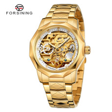 Forsining 8240 Gold-White Steel