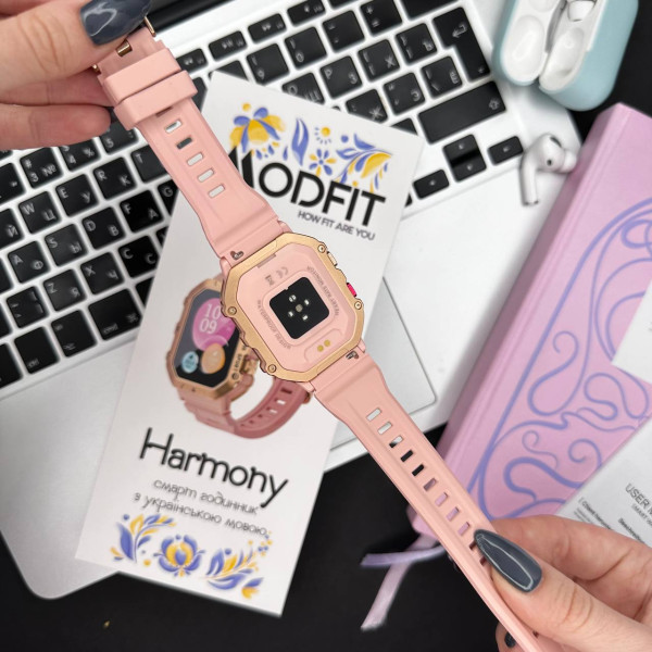 Розумний годинник Modfit Harmony Gold-Pink
