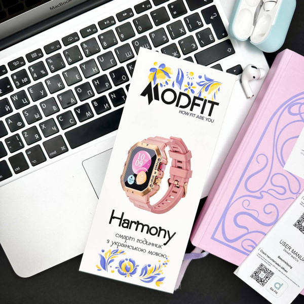 Розумний годинник Modfit Harmony Gold-Pink